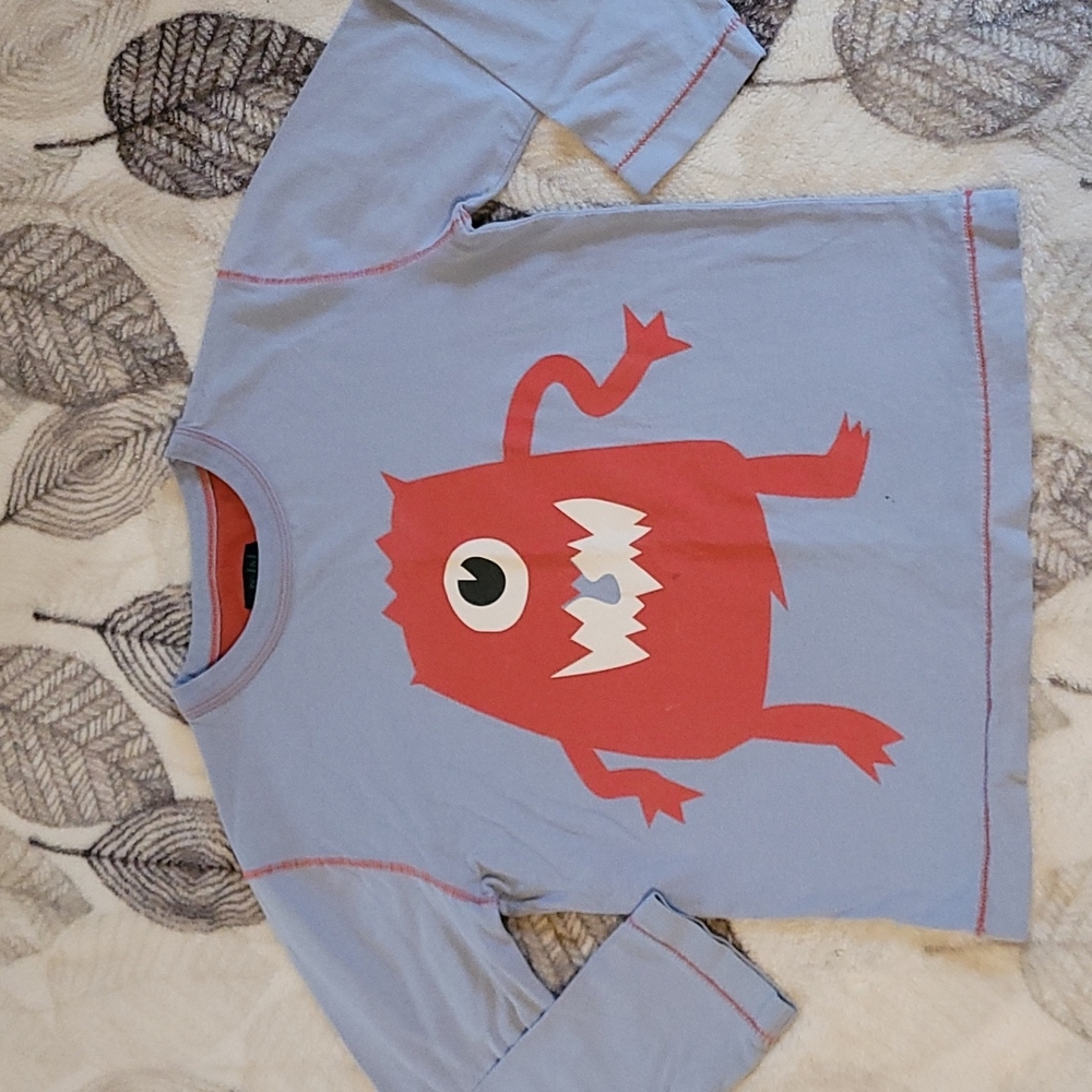 Mini Boden Monster Long Sleeve, Size 5/6